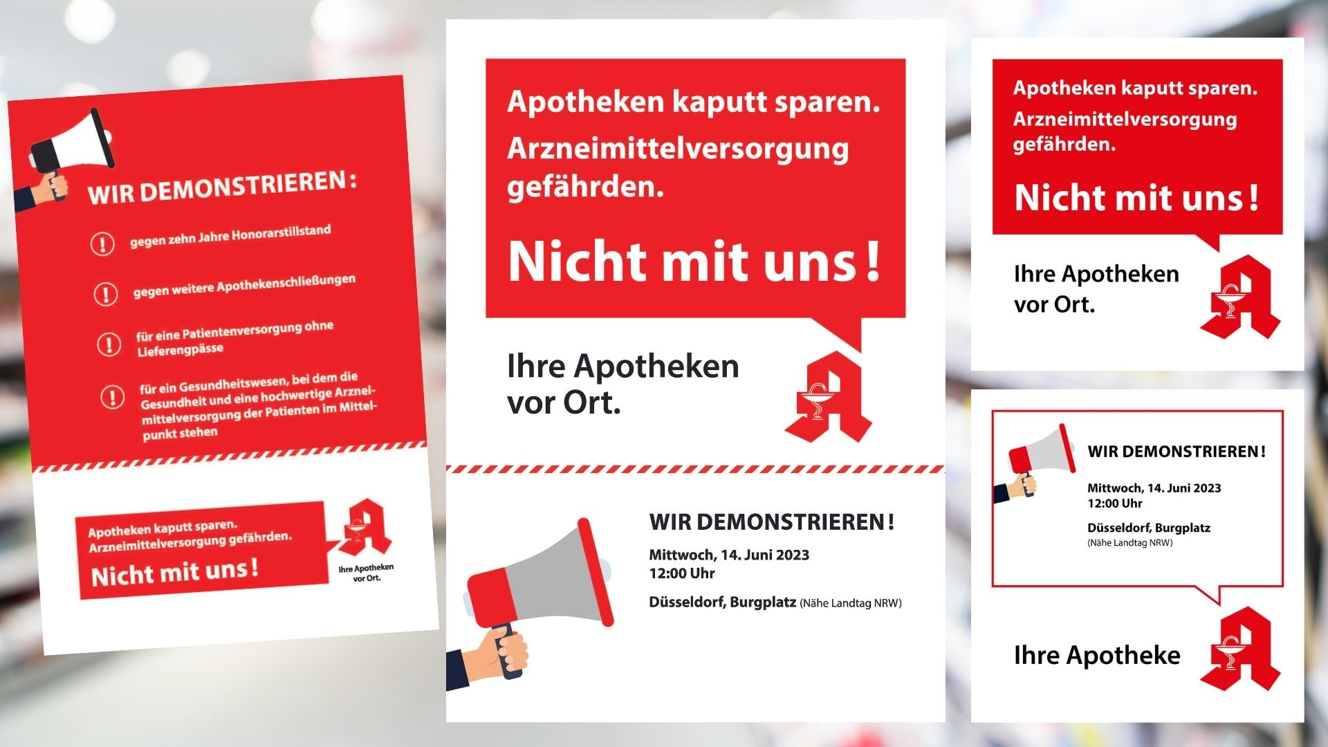 Am 14. Juni 2023 werden Apotheken in Deutschland protestieren.