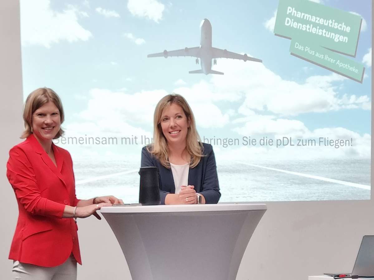 Dr. Katja Renner und Carina John, PharmD