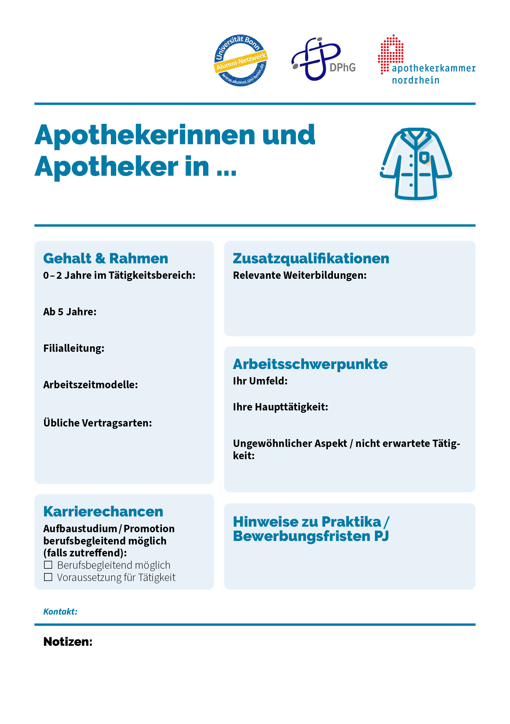 Miniaturbild des Flyer "Forum Beruf"