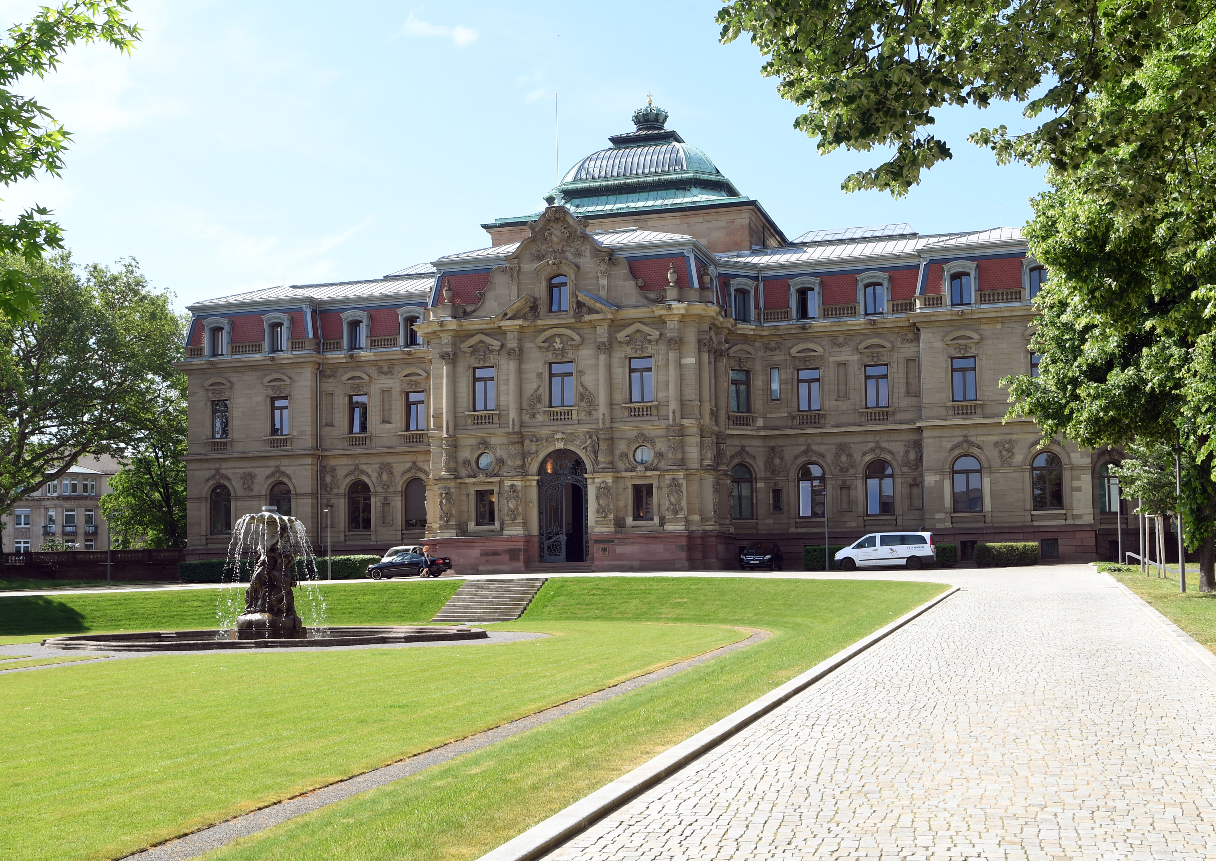 Das Palais des BGH in Karlsruhe.